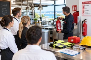 Formation sécurité incendie pour commerces et restaurants à Nice et sur la Côte d’Azur